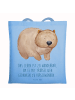 Mr. & Mrs. Panda Schultasche Wombat mit Spruch in Sky Blue
