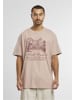 Mister Tee T-Shirts in duskrose