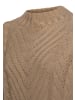 LASCANA Stehkragenpullover in dunkelbeige