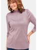 GOLDNER Stehbundpullover Unkomplizierter Stehbundpullover in rosé