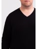CASH-MERE.CH V-Ausschnitt Pullover in Schwarz