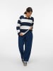 Vero Moda Mom Jeans in Dark Blue Denim