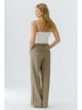 Oui Hose in khaki white