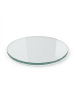 relaxdays Glasplatte in Transparent - 80 cm