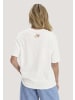 Hessnatur Hessnatur Print T-Shirt Oversize aus reiner Bio-Baumwolle in naturweiss