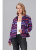 M.O.D Cropped Jacket Purple Check