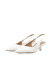 Bianco Kitten Heels in OffWhite
