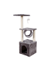 Wisam® Katzenkratzbaum mit Haus Tunnel 78cm Plattform