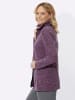 Sieh an! Fleece-Jacke in traube-orchidee-meliert