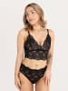 Erlich Textil  Classy Lace Spitzen Bralette Top aus recyceltem Polyamid - verstellbare Träger in schwarz