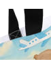 Mr. & Mrs. Panda Umhängetasche Bär Flugzeug Design ohne Spruch in Weiß