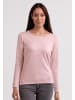 CASH-MERE.CH Seide Rundhals Pullover in Blush Rosa