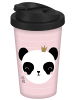 Geda Labels Coffee to go Becher Panda XOXO in Rosa - 400 ml