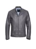 Bugatti Lederjacke BUAPOLLO in Grau