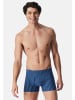 Schiesser Retro Short / Pant 95/5 Essentials in Dunkelblau / blau