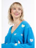 myMo Damen Strickjacke in Blau