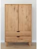 Feldmann-Wohnen Kleiderschrank Simona Eiche Natur 90 / 40 / 145cm