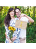 Mr. & Mrs. Panda Deko Schild Giraffe Blumenkranz ohne Spruch in Sandig