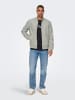 Only&Sons Samtige Blouson Jacke Velours Design Bomberjacke in Grau