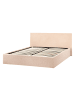 Beliani Doppelbett ORBEY in Beige - (W) 157 x (H) 88 x (L) 212 cm