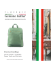 Florence Leder Cityrucksack Florence Rucksack hellgrün ca. 30cm