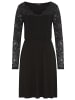 Laura Scott Spitzenkleid in schwarz