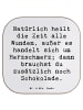Mr. & Mrs. Panda Glasuntersetzer Spruch Herzschmerz Schokolade m... in Weiß