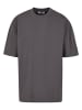 DEF DEF Lange T-Shirts in anthracite washed
