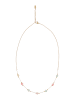 myMo Women Chain Necklace in Gold Multicolor