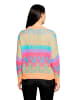 CARTOON Strickpullover mit Rundhalsausschnitt in Orange/Pink