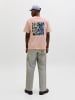 Jack & Jones T-shirt in Peach Melba