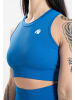 Gorilla Wear Olivia Nahtloses Crop-Top – Blau