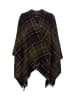 Barbour Poncho Staffin Tartan Serape in grün marine - 0002