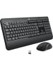 Logitech Wireless MK540 Kabellose Tastatur & Maus QWERTZ-Layout in Schwarz