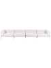 Beliani Gartensofa FERRETTI in Beige - (W) 363 x (H) 68 x (L) 73 cm