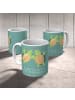 Mr. & Mrs. Panda Tasse 30. Hochzeitstag Perlenhochzeit mit Spruch in Meeresbrise