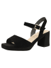 Tamaris WIDE FIT Sandalette in BLACK SUEDE