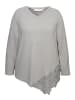 MIAMODA Pullover in grau melange