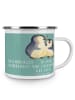 Mr. & Mrs. Panda Camping Emaille Tasse 10. Hochzeitstag Rosenhoc... in Meeresbrise