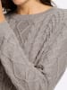 WITT WEIDEN Strickpullover in taupe-meliert