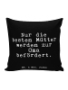 Mr. & Mrs. Panda 40 x 40 Kissen Nur die besten Mütter... mit Spruch in Schwarz