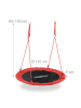 relaxdays Nestschaukel in Rot - Ø 110 cm