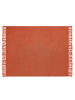Beliani Kuscheldecke YARSA in Rot - (W) 125 x (H) 0.5 x (L) 150 cm