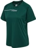 Hummel Sportshirt "Hmlcourt Light Weight T-Shirt W" in Grün