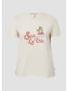 QS T-Shirt in 08D2_helles sand