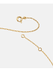 Diamant L'éternel Halskette aus 375 Gelbgold