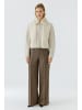 Oui Strickjacke in light beige mel