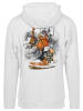 Mister Tee Mister Tee Herren Vintage Ballin Hoodie in white