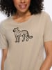 Sieh an! Doppelpack Shirts in beige + beige-schwarz-bedruckt