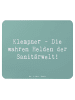 Mr. & Mrs. Panda Mauspad Spruch Klempner Helden mit Spruch in Meeresbrise